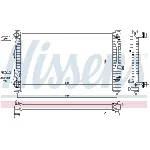 Hladnjak, hlađenje motora NISSENS NIS 60229 IC-A961E8