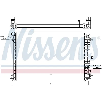 Hladnjak, hlađenje motora NISSENS NIS 60241 IC-A35886