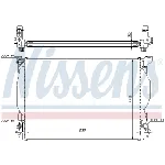 Hladnjak, hlađenje motora NISSENS NIS 60306A IC-A3588D