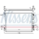 Hladnjak, hlađenje motora NISSENS NIS 60307A IC-A3588E