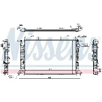 Hladnjak, hlađenje motora NISSENS NIS 60319 IC-B3B12D