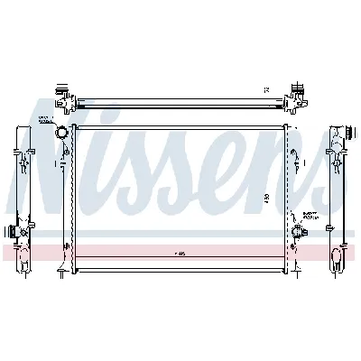Hladnjak, hlađenje motora NISSENS NIS 60352 IC-C13F9E