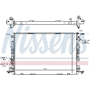 Hladnjak, hlađenje motora NISSENS NIS 60359 IC-D8F170