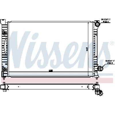 Hladnjak, hlađenje motora NISSENS NIS 60424 IC-472378