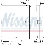 Hladnjak, hlađenje motora NISSENS NIS 604411 IC-A961DB