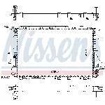 Hladnjak, hlađenje motora NISSENS NIS 60458 IC-A961D9