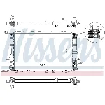 Hladnjak, hlađenje motora NISSENS NIS 60476 IC-A961D7