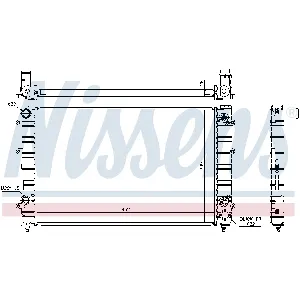 Hladnjak, hlađenje motora NISSENS NIS 60493A IC-AFE47E