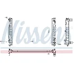 Hladnjak, hlađenje motora NISSENS NIS 60495 IC-A961D0