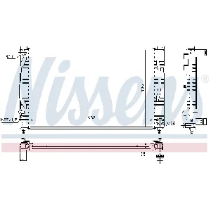 Hladnjak, hlađenje motora NISSENS NIS 60496 IC-A961CF