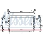 Hladnjak, hlađenje motora NISSENS NIS 606021 IC-AAC776