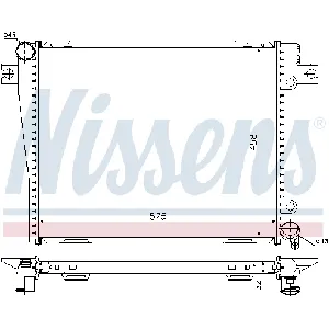Hladnjak, hlađenje motora NISSENS NIS 60602A IC-472410