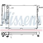 Hladnjak, hlađenje motora NISSENS NIS 60607 IC-E4AA3B