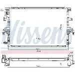 Hladnjak, hlađenje motora NISSENS NIS 606088 IC-AAC765