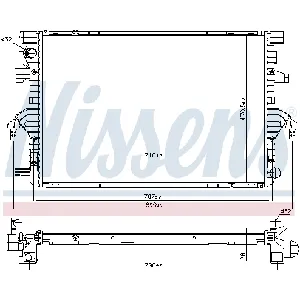 Hladnjak, hlađenje motora NISSENS NIS 606088 IC-AAC765