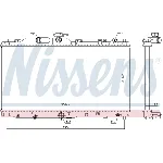 Hladnjak, hlađenje motora NISSENS NIS 606109 IC-E4AA3C
