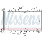 Hladnjak, hlađenje motora NISSENS NIS 606216 IC-AAC77B