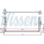 Hladnjak, hlađenje motora NISSENS NIS 606239 IC-A02840