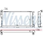 Hladnjak, hlađenje motora NISSENS NIS 60634A IC-B6C23D