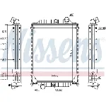 Hladnjak, hlađenje motora NISSENS NIS 606366 IC-G0U6K5
