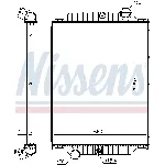 Hladnjak, hlađenje motora NISSENS NIS 6063660 IC-G0U6K6