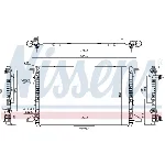 Hladnjak, hlađenje motora NISSENS NIS 606463 IC-F7AE15