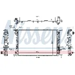 Hladnjak, hlađenje motora NISSENS NIS 606466 IC-AAC78C