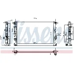 Hladnjak, hlađenje motora NISSENS NIS 606524 IC-G0NV8L