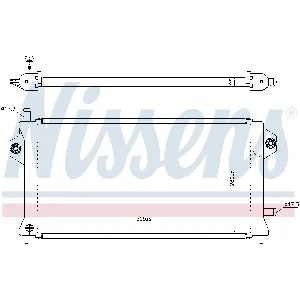 Hladnjak, hlađenje motora NISSENS NIS 606529 IC-G0NV8M