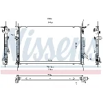 Hladnjak, hlađenje motora NISSENS NIS 606537 IC-D1A4D6