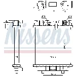Hladnjak, hlađenje motora NISSENS NIS 606644 IC-G0QQ1P