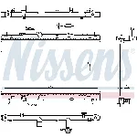 Hladnjak, hlađenje motora NISSENS NIS 606736 IC-G0K946