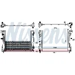 Hladnjak, hlađenje motora NISSENS NIS 606746 IC-G0QQ1U