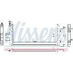 Hladnjak, hlađenje motora NISSENS NIS 606763 IC-G0QQ1V