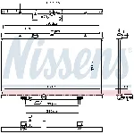 Hladnjak, hlađenje motora NISSENS NIS 606768 IC-G0Q9JL