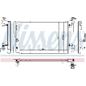 Hladnjak, hlađenje motora NISSENS NIS 606788 IC-G0WBG7