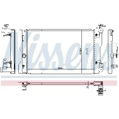 Hladnjak, hlađenje motora NISSENS NIS 606788 IC-G0WBG7