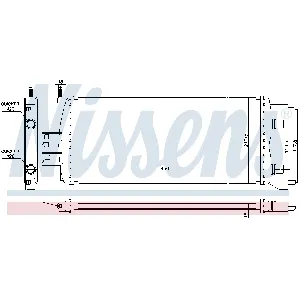 Hladnjak, hlađenje motora NISSENS NIS 606840 IC-G0O8PU