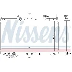 Hladnjak, hlađenje motora NISSENS NIS 606841 IC-G0O8PT