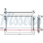Hladnjak, hlađenje motora NISSENS NIS 606909 IC-G0WBGD