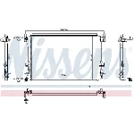 Hladnjak, hlađenje motora NISSENS NIS 606910 IC-G0WBGE