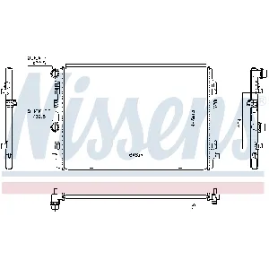 Hladnjak, hlađenje motora NISSENS NIS 606911 IC-G0WBGF