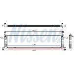 Hladnjak, hlađenje motora NISSENS NIS 606915 IC-G0T0N6