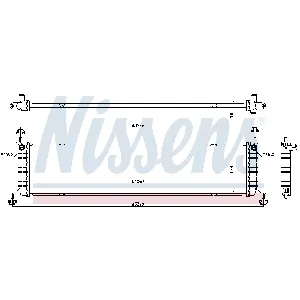 Hladnjak, hlađenje motora NISSENS NIS 606915 IC-G0T0N6
