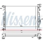 Hladnjak, hlađenje motora NISSENS NIS 606953 IC-G0Q9JR