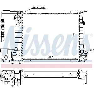 Hladnjak, hlađenje motora NISSENS NIS 60729A IC-472462