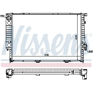 Hladnjak, hlađenje motora NISSENS NIS 60747A IC-472466