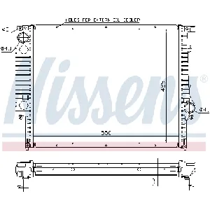 Hladnjak, hlađenje motora NISSENS NIS 60759A IC-9D27A5
