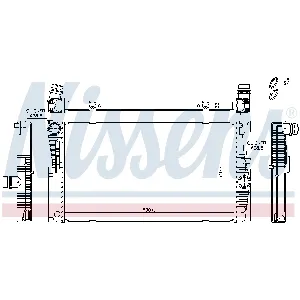 Hladnjak, hlađenje motora NISSENS NIS 60857 IC-D70522