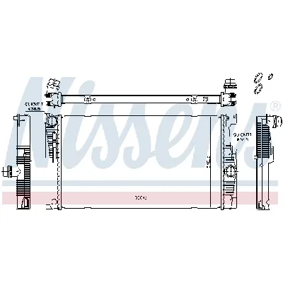 Hladnjak, hlađenje motora NISSENS NIS 60857 IC-D70522